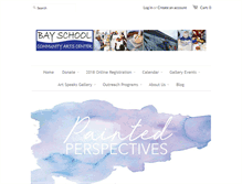 Tablet Screenshot of bayschool-arts.com